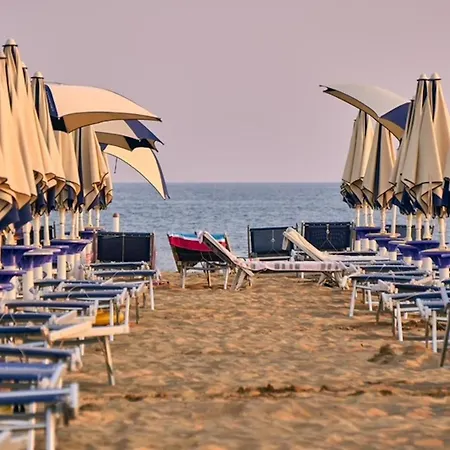 Flat With Large Balcony In Apartment Bibione
